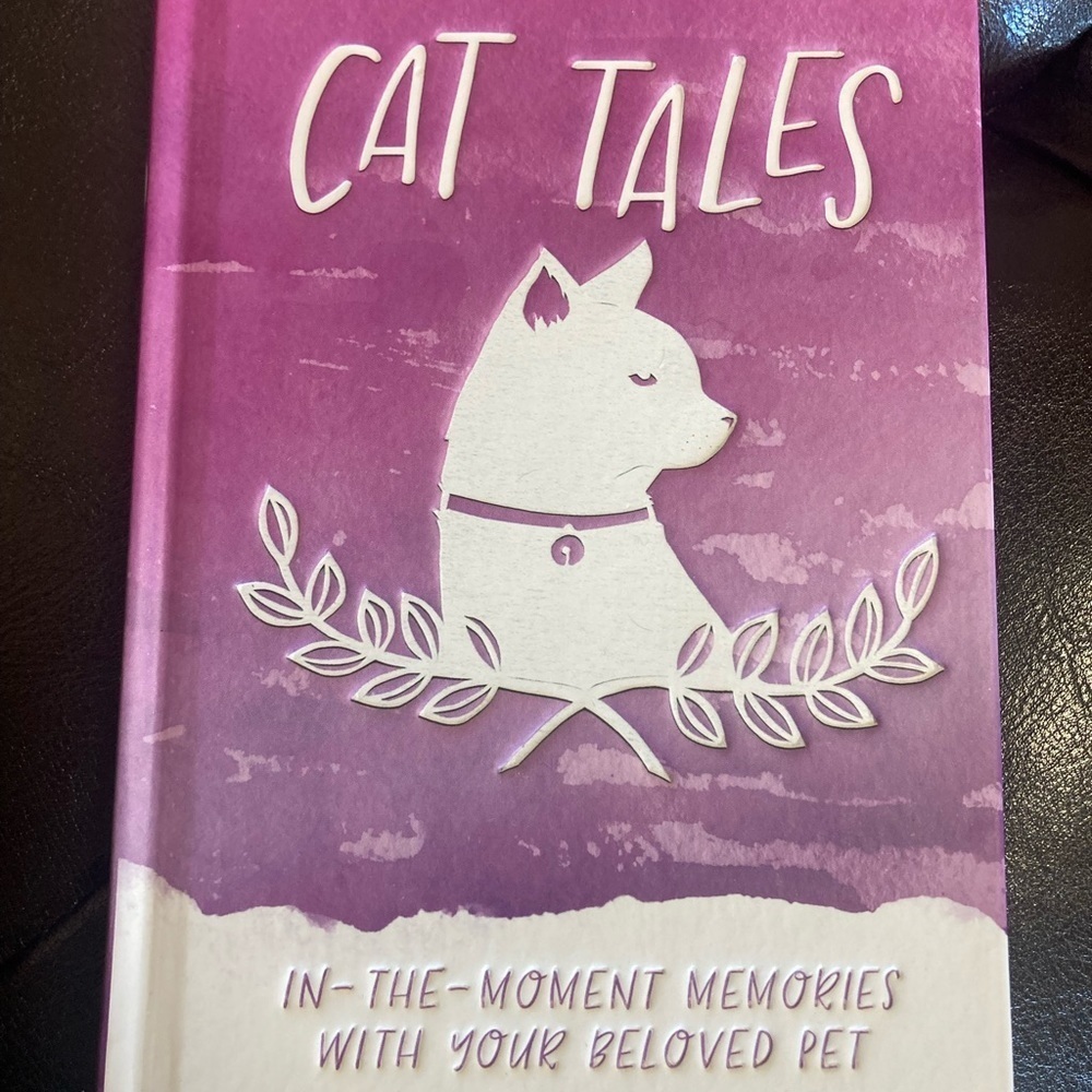 New Cat Tales, new keepsake memory book for owners